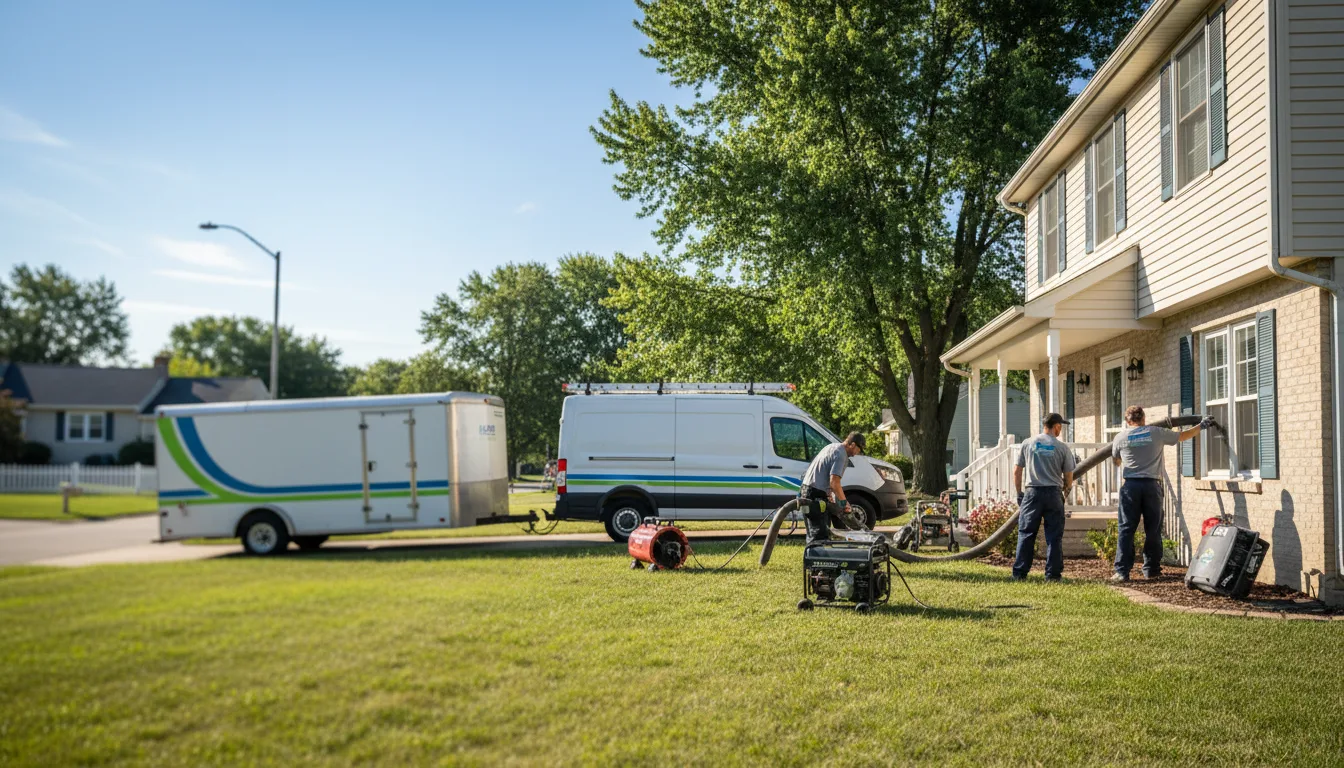 Flooded Basement Restoration And Cleanup With Repair in Victor, IA near me